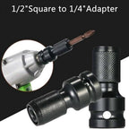 Ocket Chuck Converter for Drill Power Tools Set 1/4in Bits 1/2''