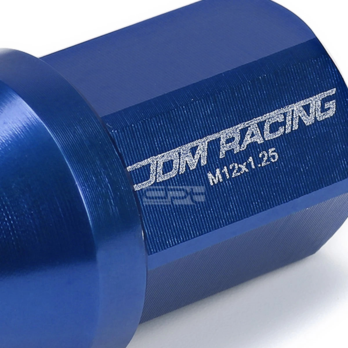 20 PCS Closed End M12x1.25 35mm Tall Blue Aluminum Lug Nuts for JDM Vehicles