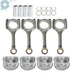 Set of 4 Connecting Rod Piston Kit for Hyundai Sonata 2011–2019 2.4L