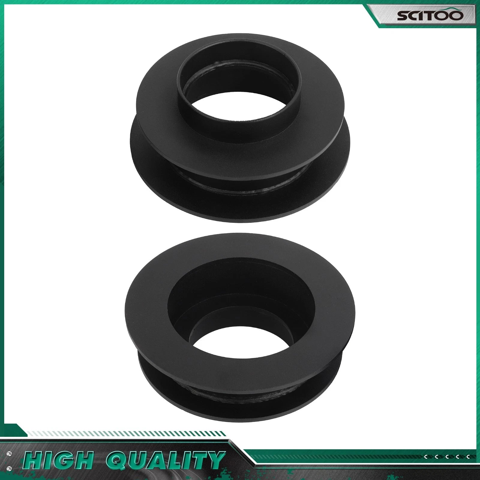 Set of 4 Lift 2.5" Front 2" Rear Steel Leveling Kit for Jeep Liberty (2002–2007)