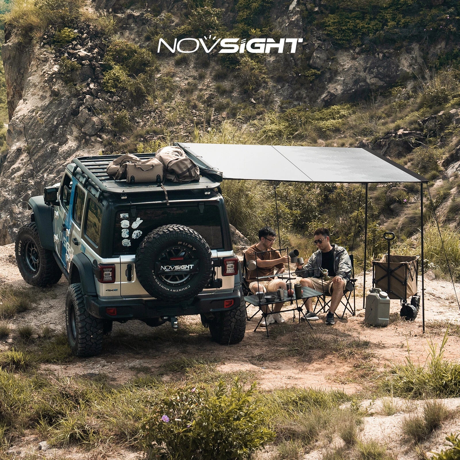 Rooftop Tent for SUV (2010–2023) - 420D Shelter SunShade Camping Travel