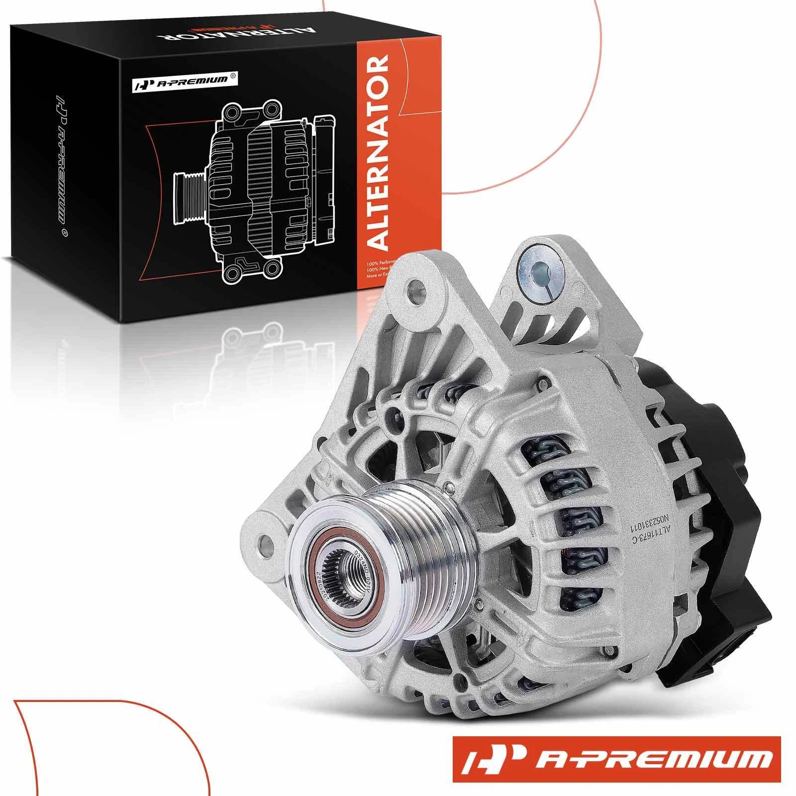 Alternator for Nissan Sentra (2013–2019) L4 1.8L 110A 6-Groove Pulley