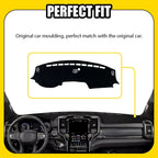 Anti-Slip Dashboard Mat Sunshade Protector for Dodge Ram 1500 2500 3500 (2019-2025)