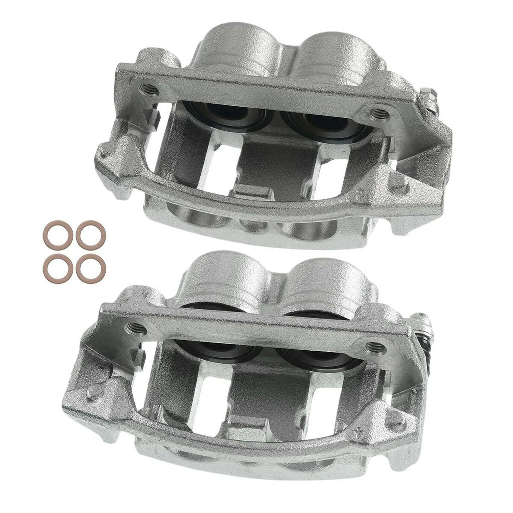 Pair Front Brake Calipers with Brackets for Ford F-150 (1996-2003)
