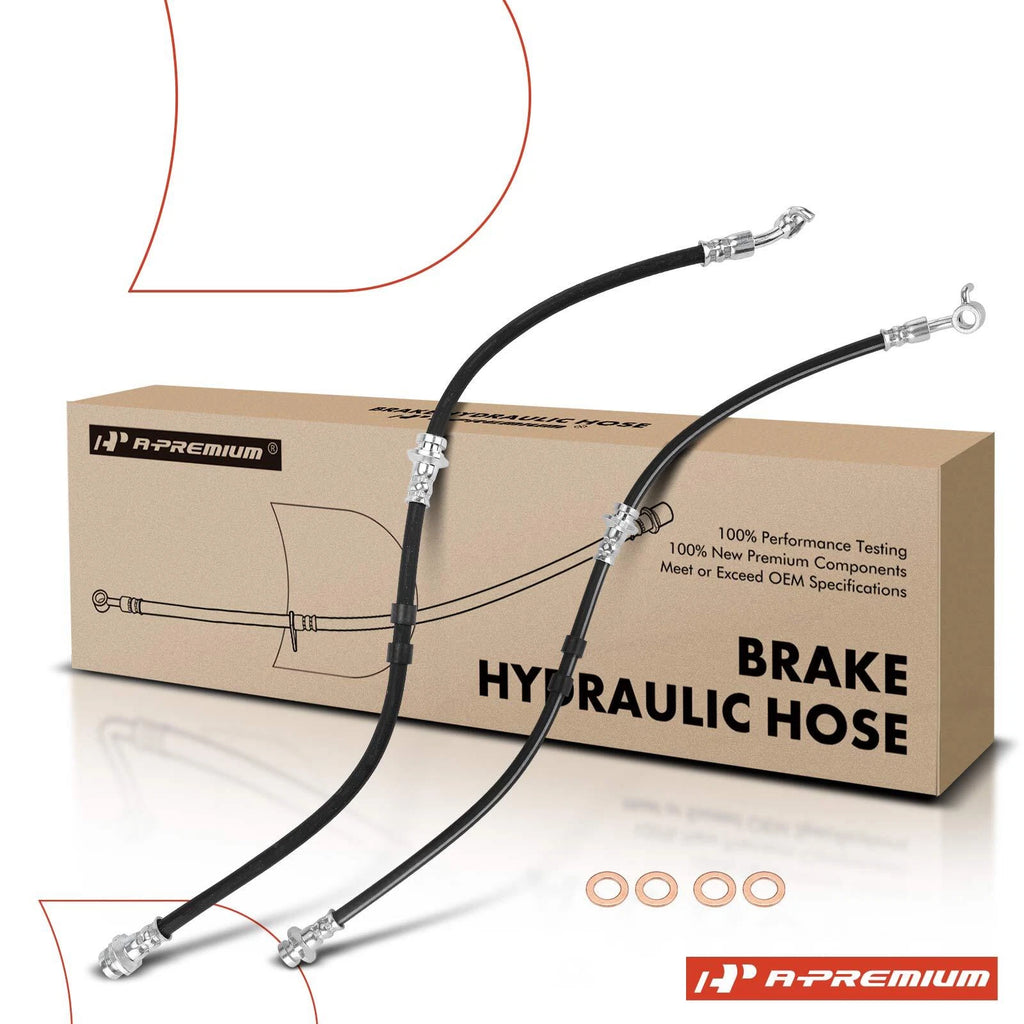 2X Front Brake Hydraulic Hose for Nissan Quest (2004–2009)