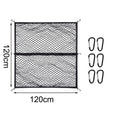 Cargo Net 120x120cm for Truck Bed Trailer Car SUV ATV Heavy Duty