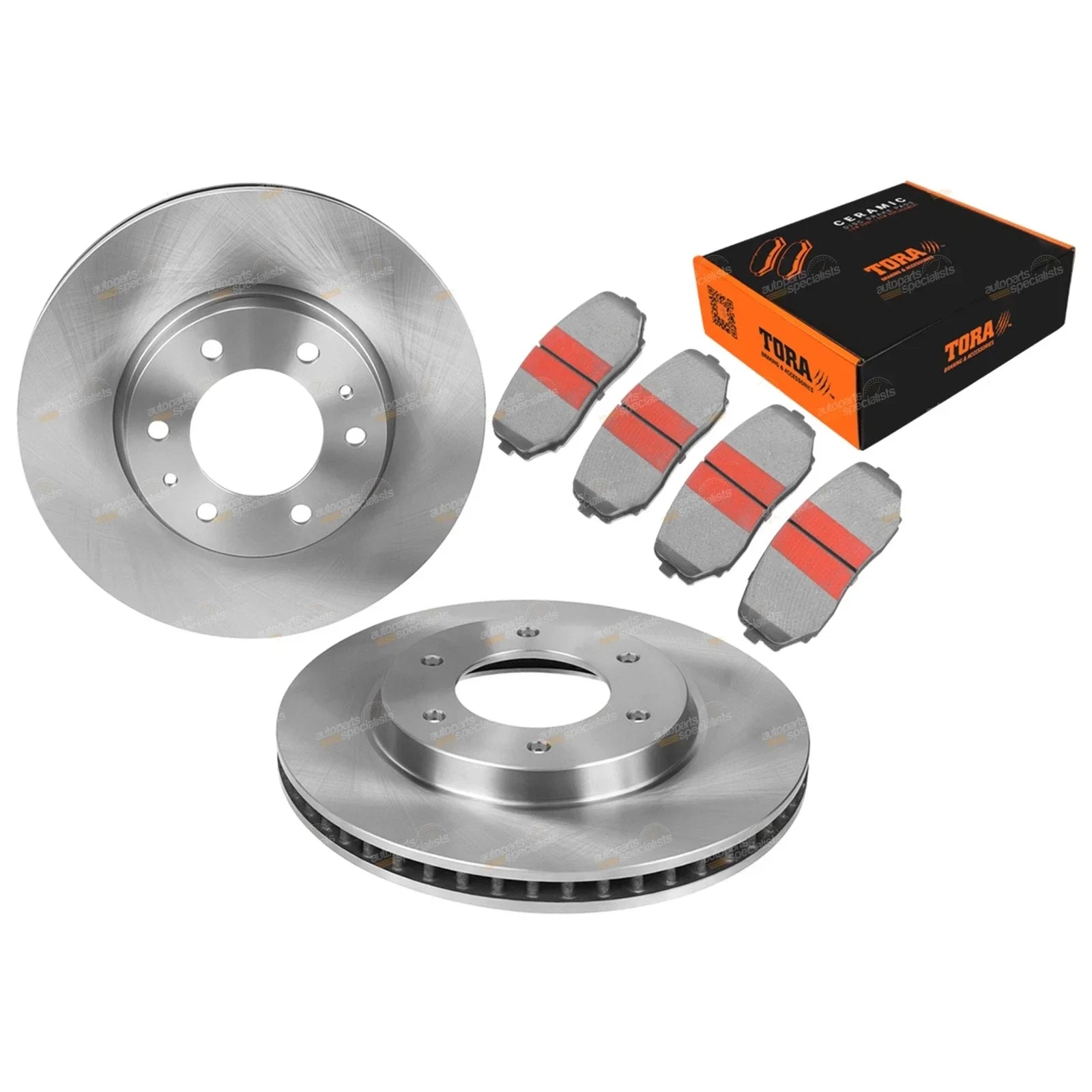 Front Disc Rotors + Pads 320mm for Mitsubishi Triton MR (2018-2020)