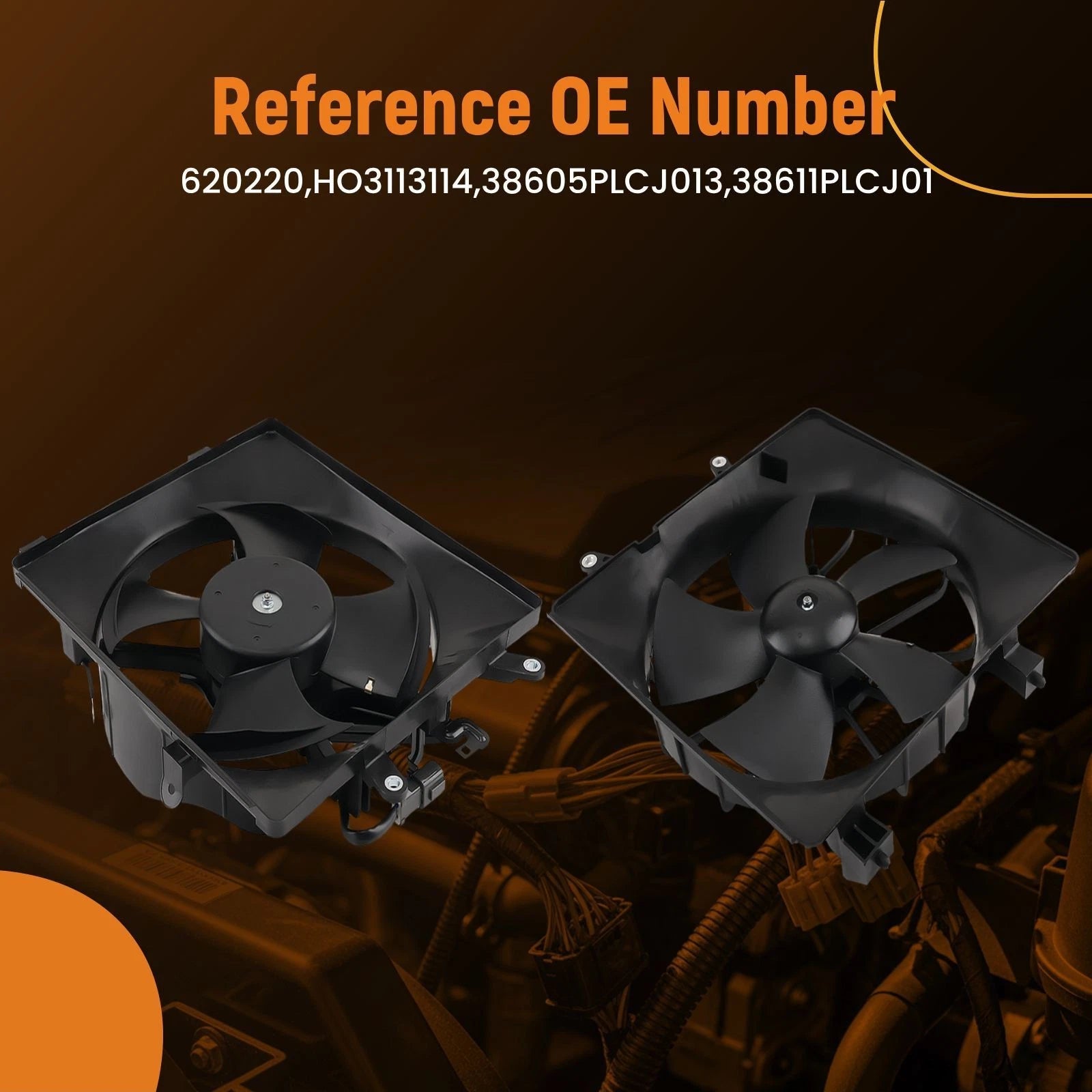 Cooling Fan for Honda Civic LX Special Edition (2001–2005)