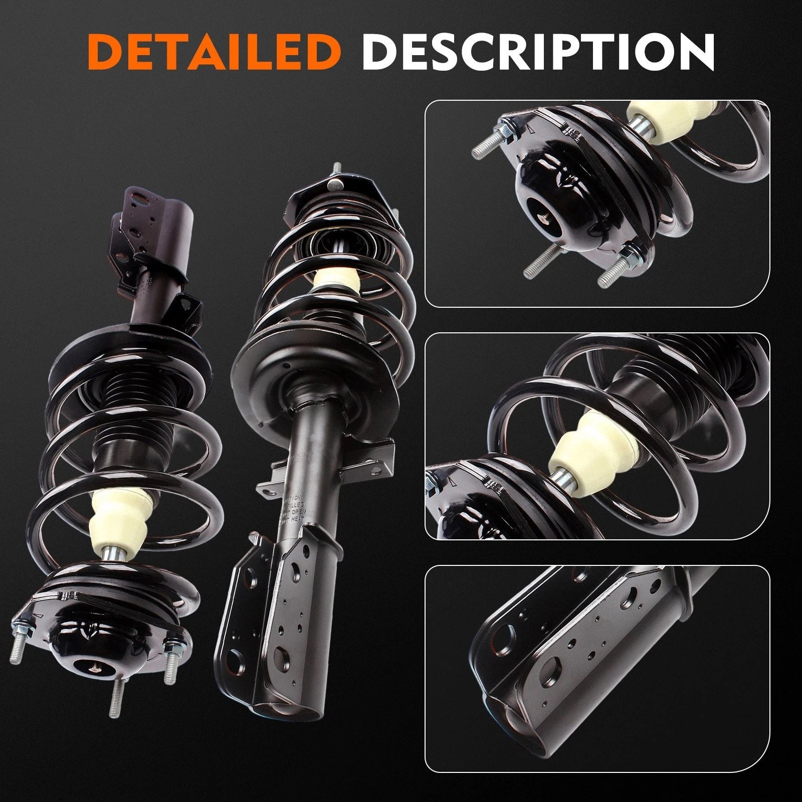 Front Struts Sway Bar Links Kit for Chevy Traverse GMC Acadia Buick Enclave