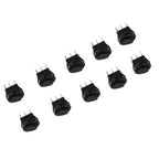 10pcs Dot LED Rocker Toggle Switch for Car Boat (12V)