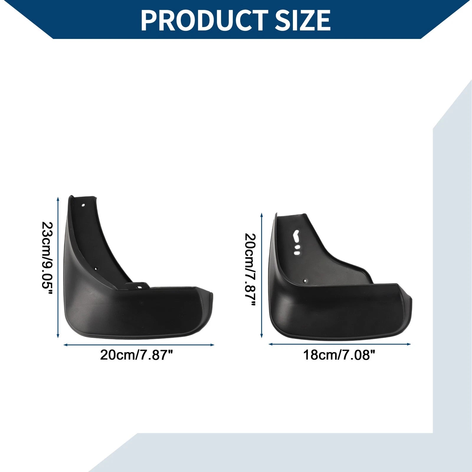Set of 4 Mud Flaps Splash Guards for Toyota Reiz (2007–2010)
