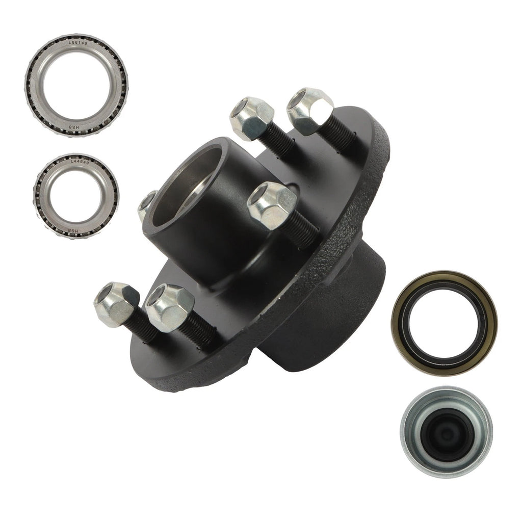 Set of 6 Trailer Wheel Hub Kits for 3" Axles