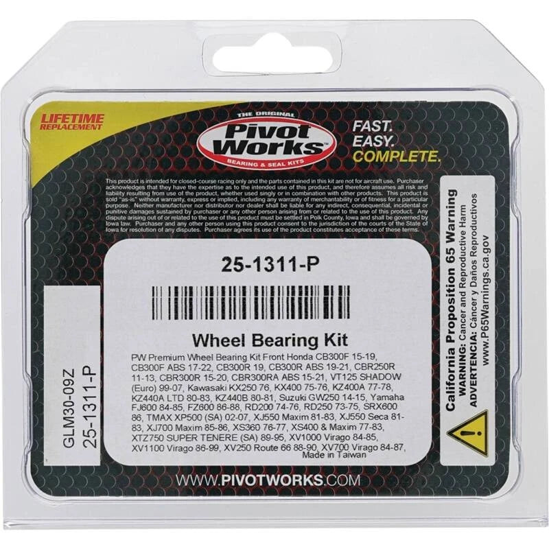 Pivot Works Premium Wheel Bearing for