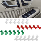24 PCS Door Lock Rod Clips for Cars (Universal, 23mm Hole Size)
