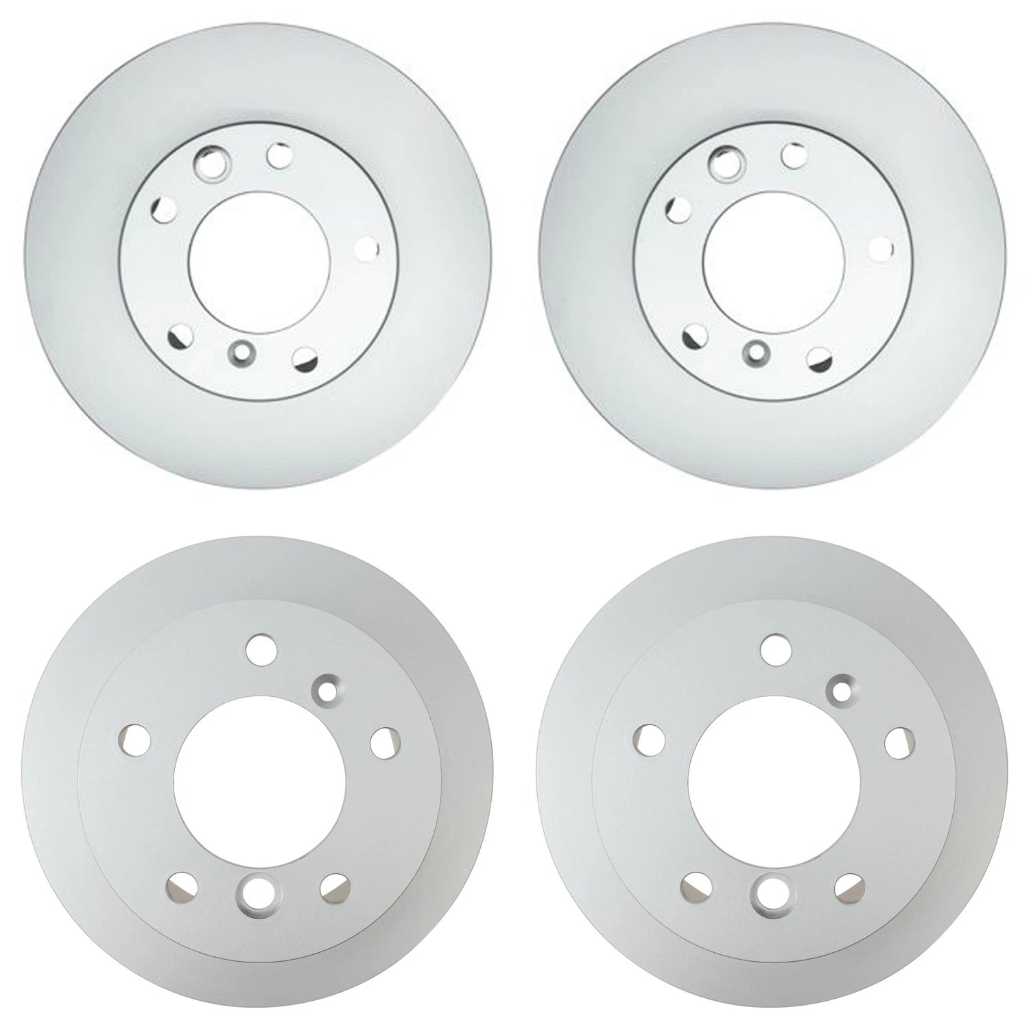 Hella Brake Rotors Kit 315mm Front & 272mm Rear for Mercedes W463 G500 G55 AMG G550