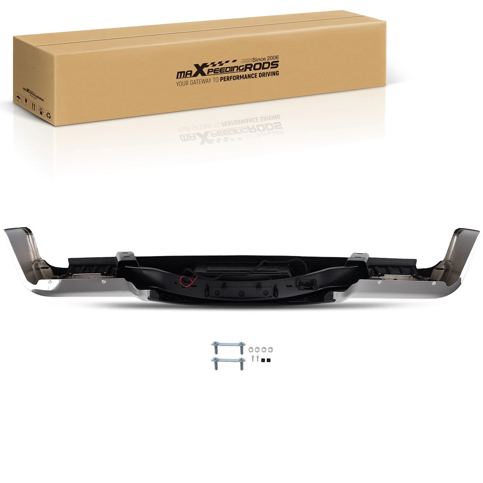 Chrome Rear Bumper Assembly for Ford F150 (2009–2014) 9L3Z17906A 9L3Z17B807A
