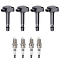 4X Ignition Coil + 4X Spark Plug Kit for Honda Civic Acura EL (2001–2005)