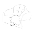 Rear Trunk Passenger Backrest for Indian Chieftain (2016–2026)