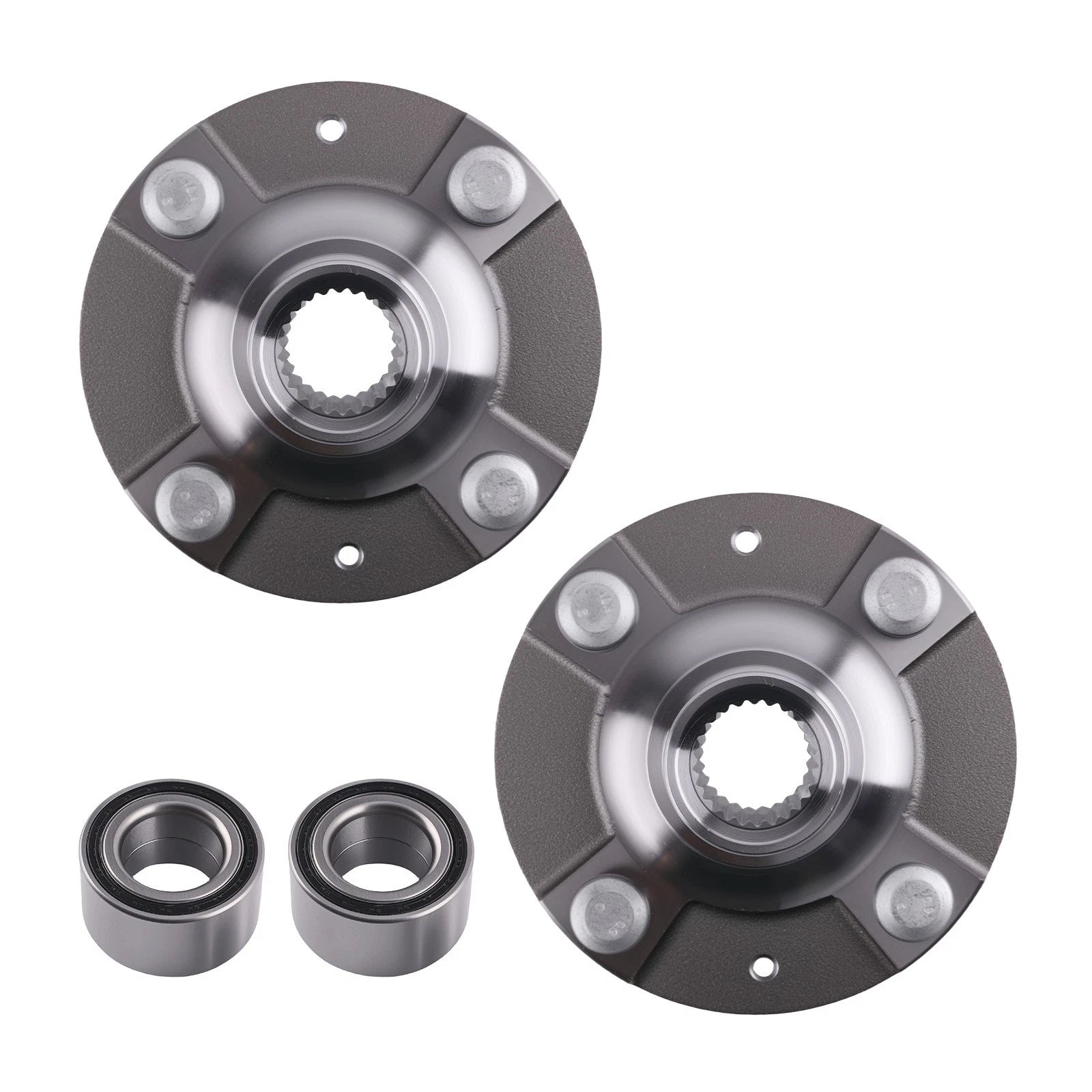 Front Axle Bearing Hub Assembly Pair for Hyundai Accent (2012–2017) 510055