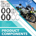 Front Fork Dust Oil Seals Kit for Suzuki V-Strom 650 DL650 (2004–2011)