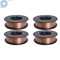 Set of 4 ER70S-6 .030" Mild Steel MIG Welding Wire 10-lb Roll