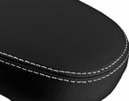 Leather Console Lid Armrest Cover for Kia Soul (2014–2019) White Stitch
