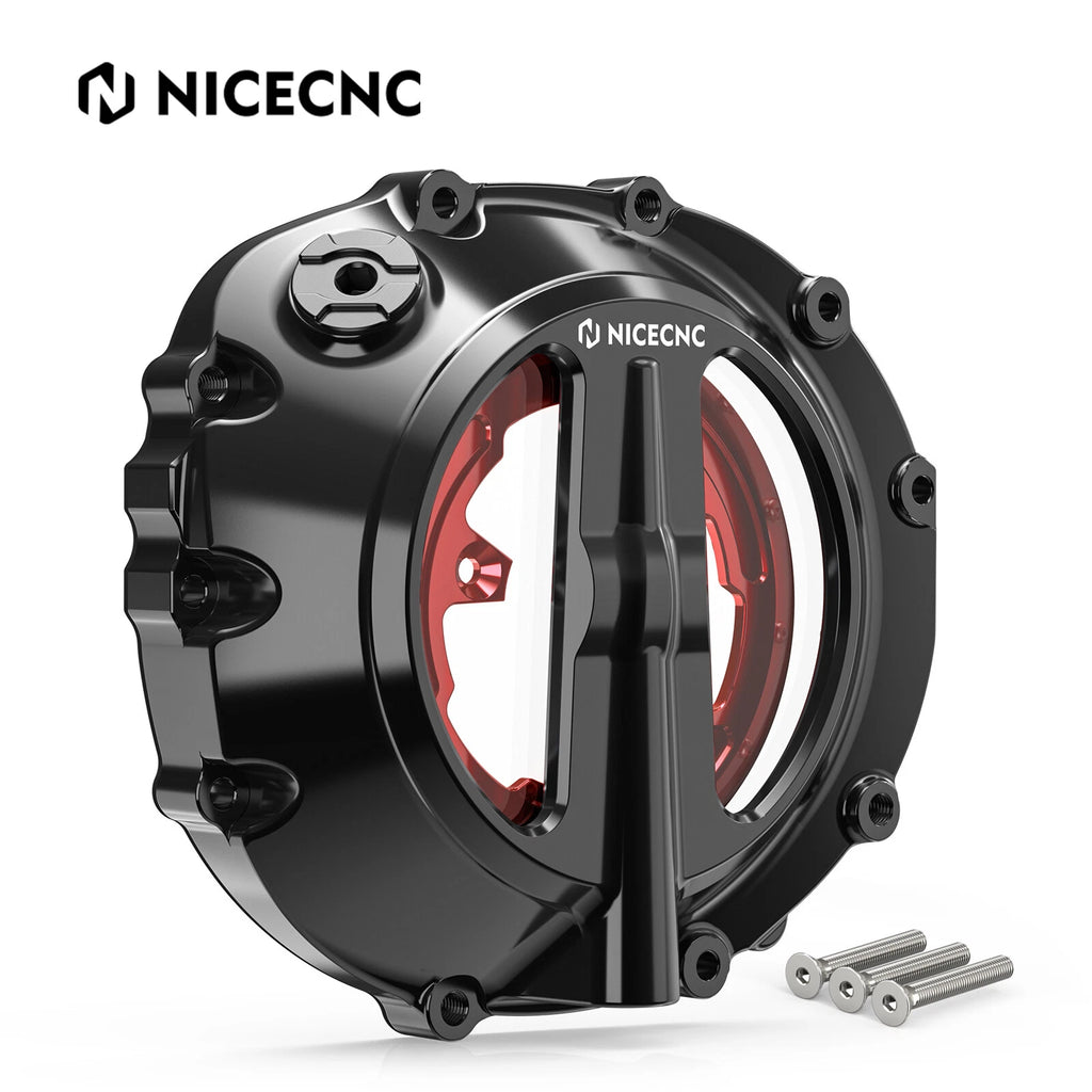 Anodized Clear Clutch Cover Protector for BMW M1000RR (2021–2023) S1000R (2022–2023)