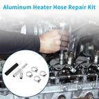 Set of 1 Aluminum Heater Hose Repair Kit for Dodge Grand Caravan (2008–2009)