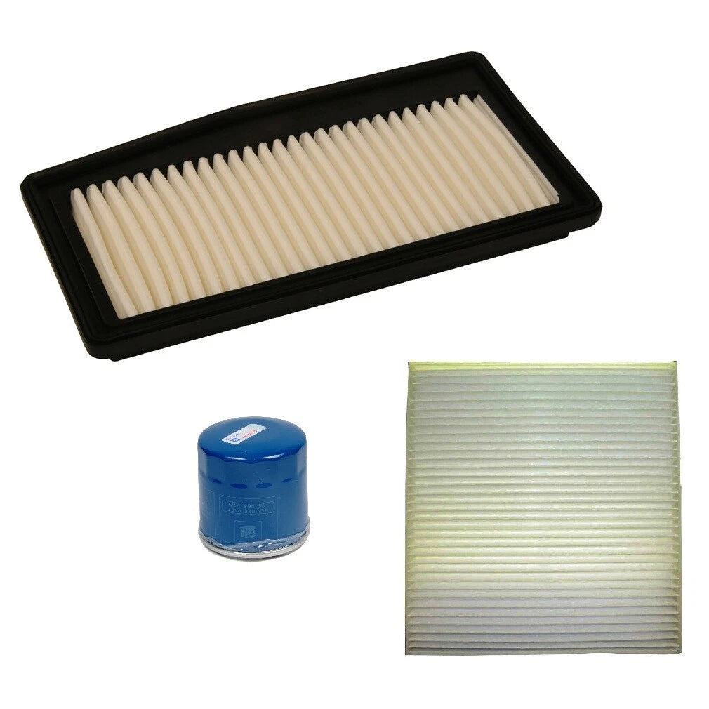 Engine Oil Air Cabin Filter Kit for Chevy Spark LS LT L4 1.2L (2013–2022)