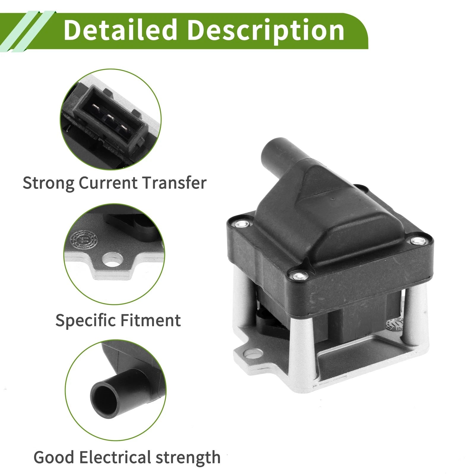 Ignition Coil Pack No. 6N0905104 for Volkswagen Jetta (1995–1999)