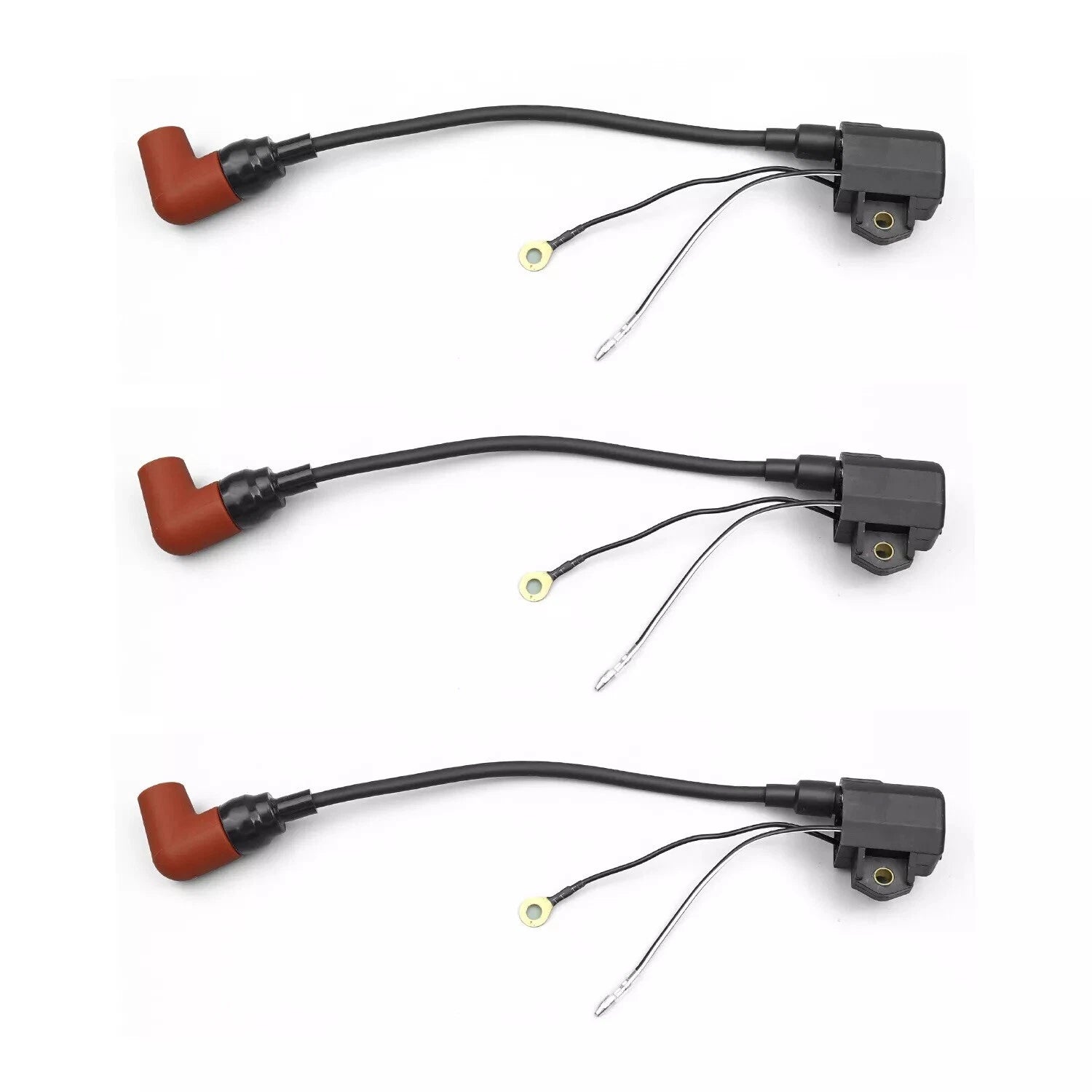 3X Ignition Coil Assembly for Yamaha Outboard 60HP-90HP (2T) 697-85570-00