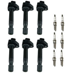 6X Ignition Coils & Iridium Spark Plugs for Honda Odyssey Accord (2000–2023)