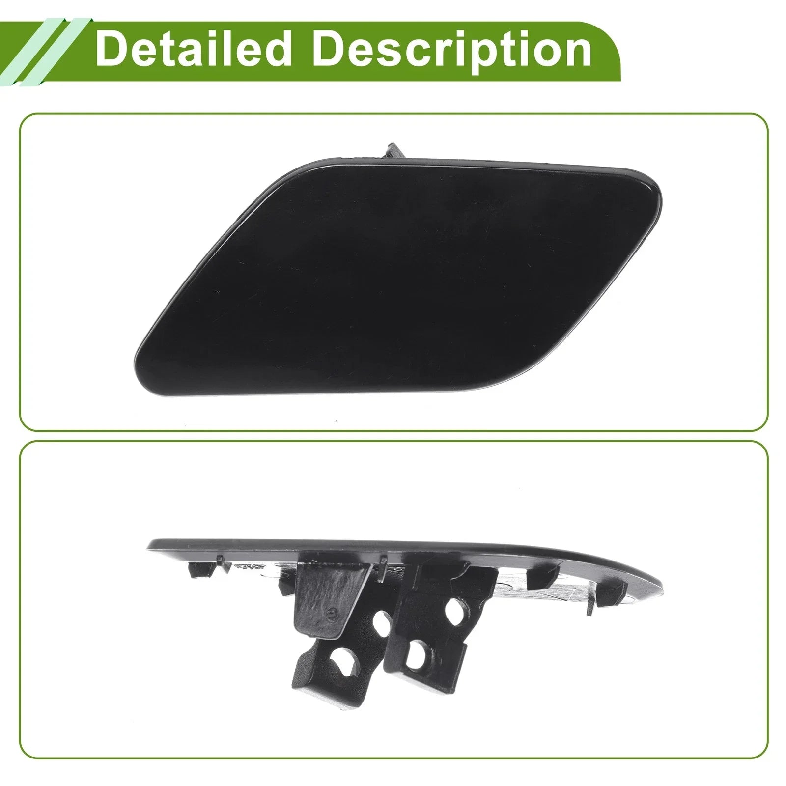 Washer Nozzle Cover Cap for Porsche Cayenne 92A (2011-2018) Unpainted