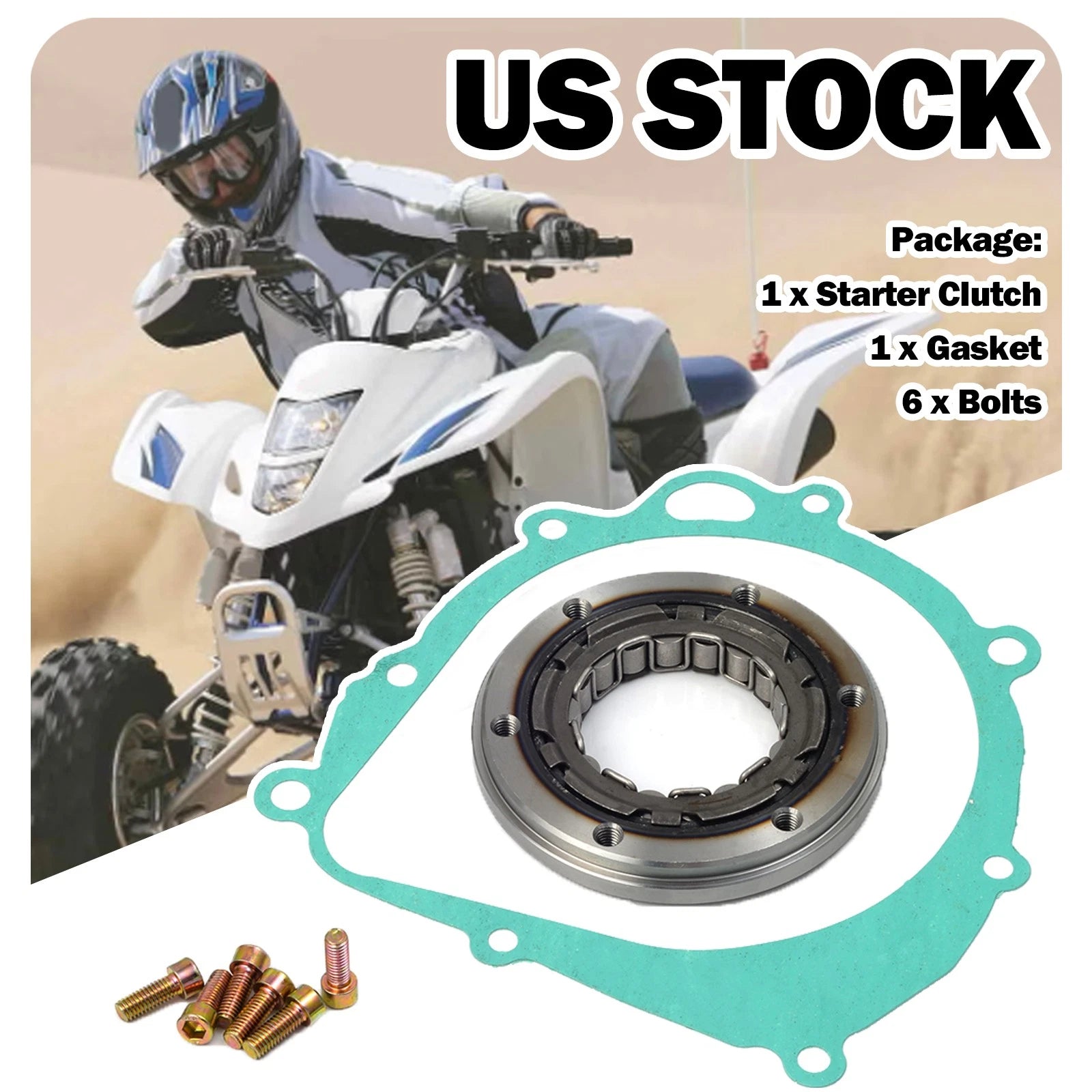Starter Clutch Gasket & Bolts for Arctic Cat 400 DVX (2004–2008)