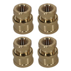 4X Pressure Washer Adapter Coupler Brass 1/4" Quick Connect to Female NPT