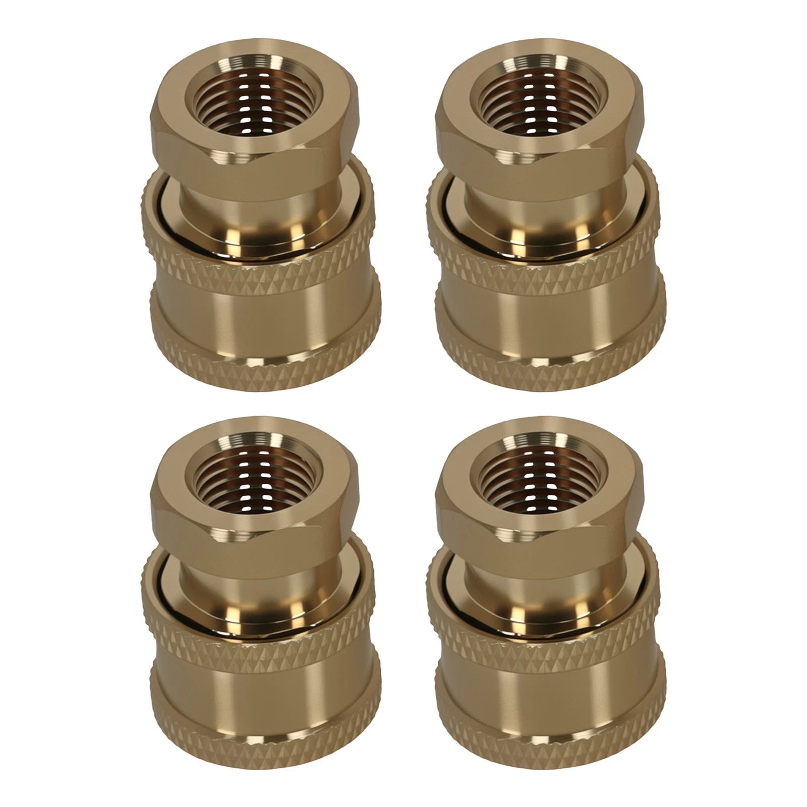 4X Pressure Washer Adapter Coupler Brass 1/4" Quick Connect to Female NPT