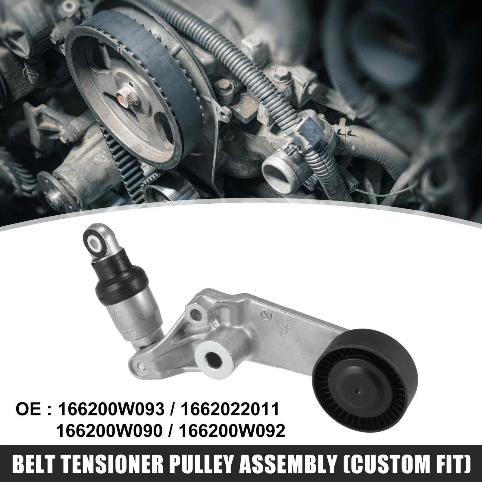 Belt Tensioner Pulley Assembly for Corolla/Prizm (1998–2008) 16620-22010