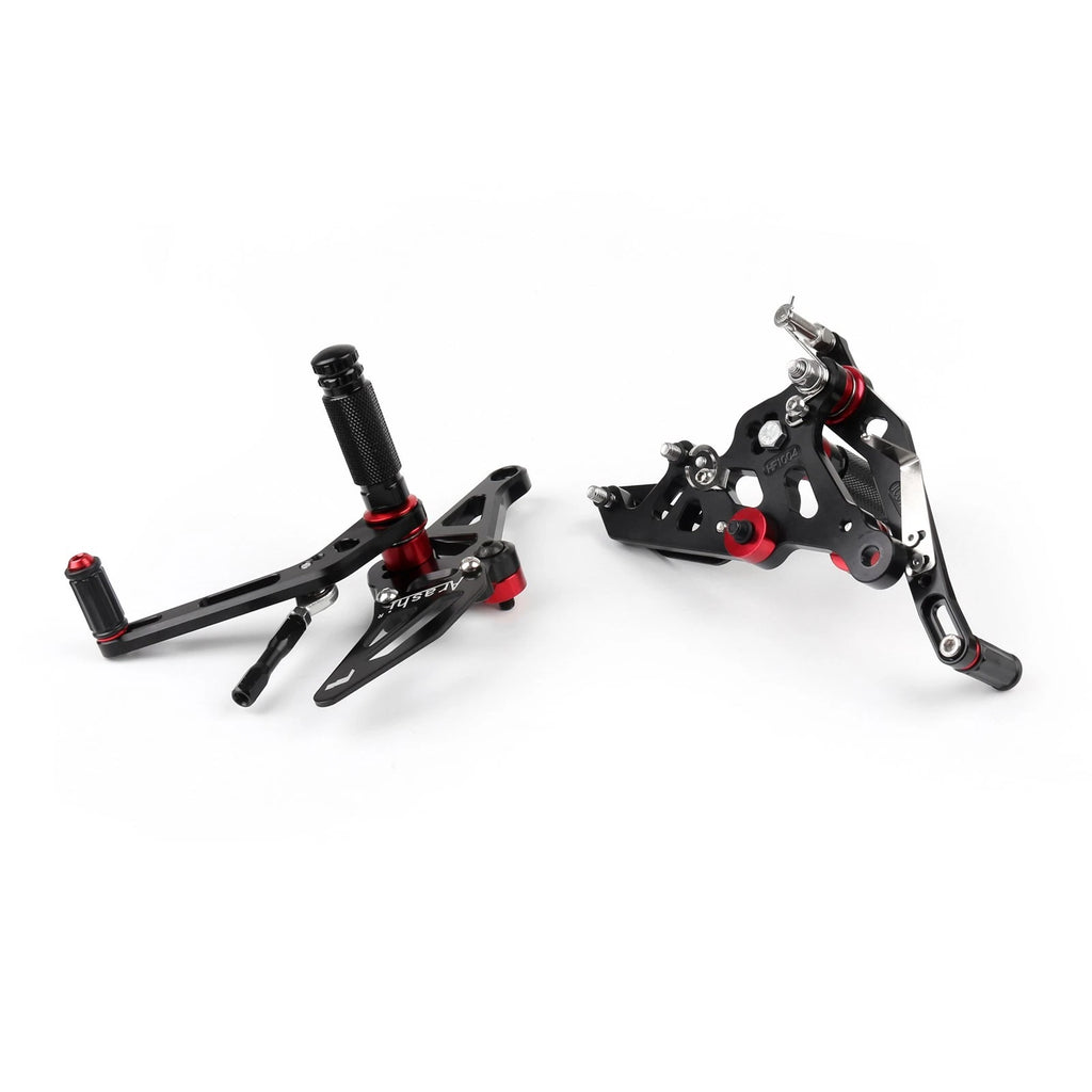 Adjustable Rearsets Footrest Set for Yamaha MT-07 FZ-07 (2014–2023) Black