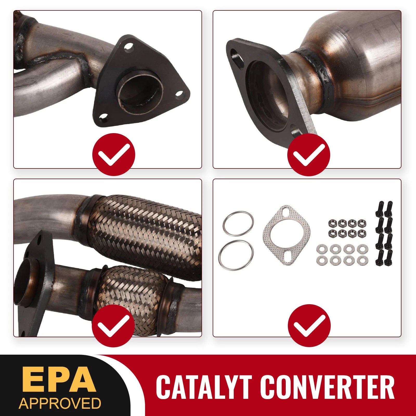 Flex Y Pipe & Catalytic Converter for Nissan Murano (2008-2019)