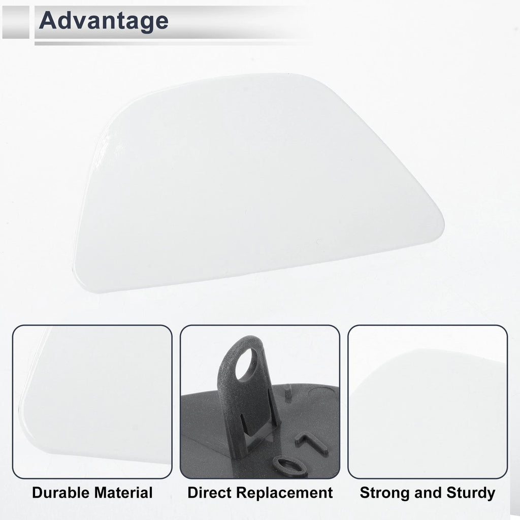 Headlight Washer Nozzle Cover Cap for BMW 535i (2011–2016) - White