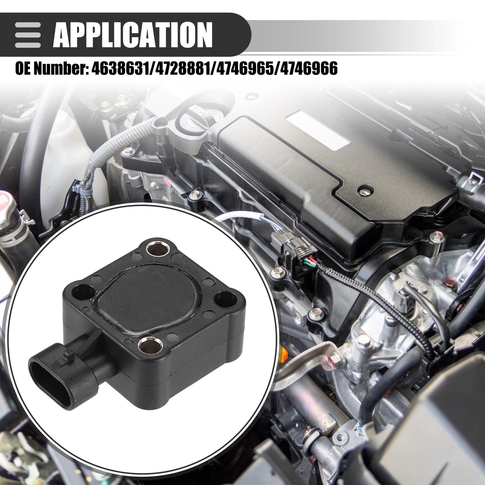 Throttle Position Sensor for Dodge D350 (1989–1993) No. 4638631/4728881/4746965