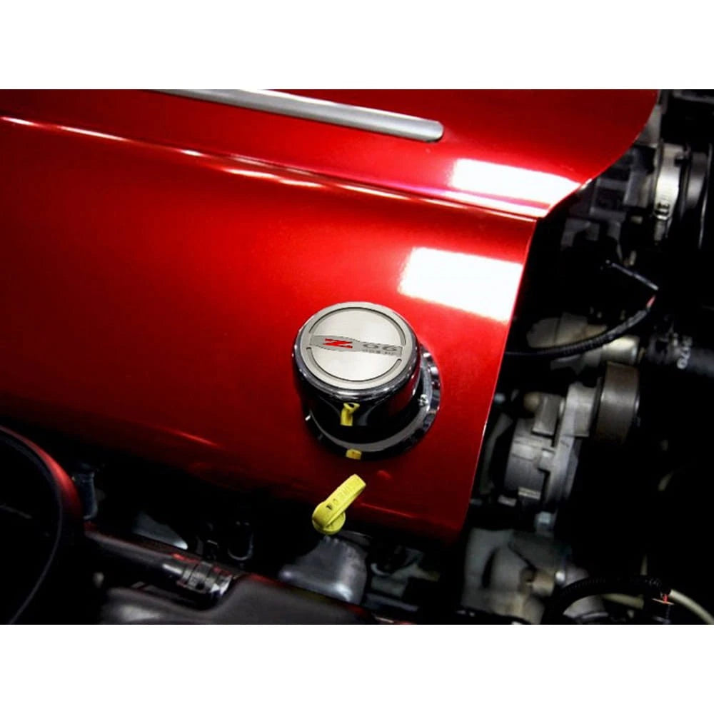 Chrome Wheel Center Cap Cover with Z06 Logo for 2002-2004 Chevy Corvette