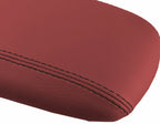 Console Lid Pull Over Cover for Ford Mustang (1994–2004) Red Black Stitch