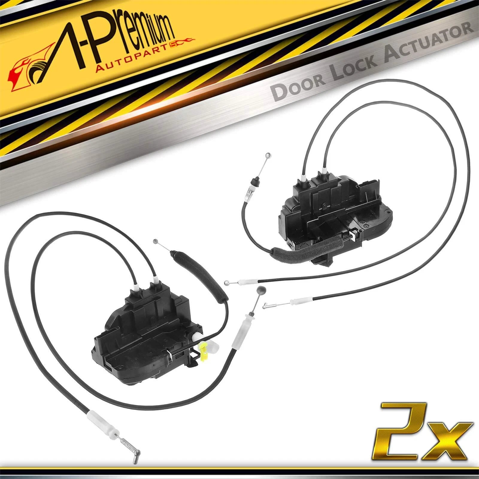 2X Front Door Lock Actuator for Nissan Quest (2005–2008)