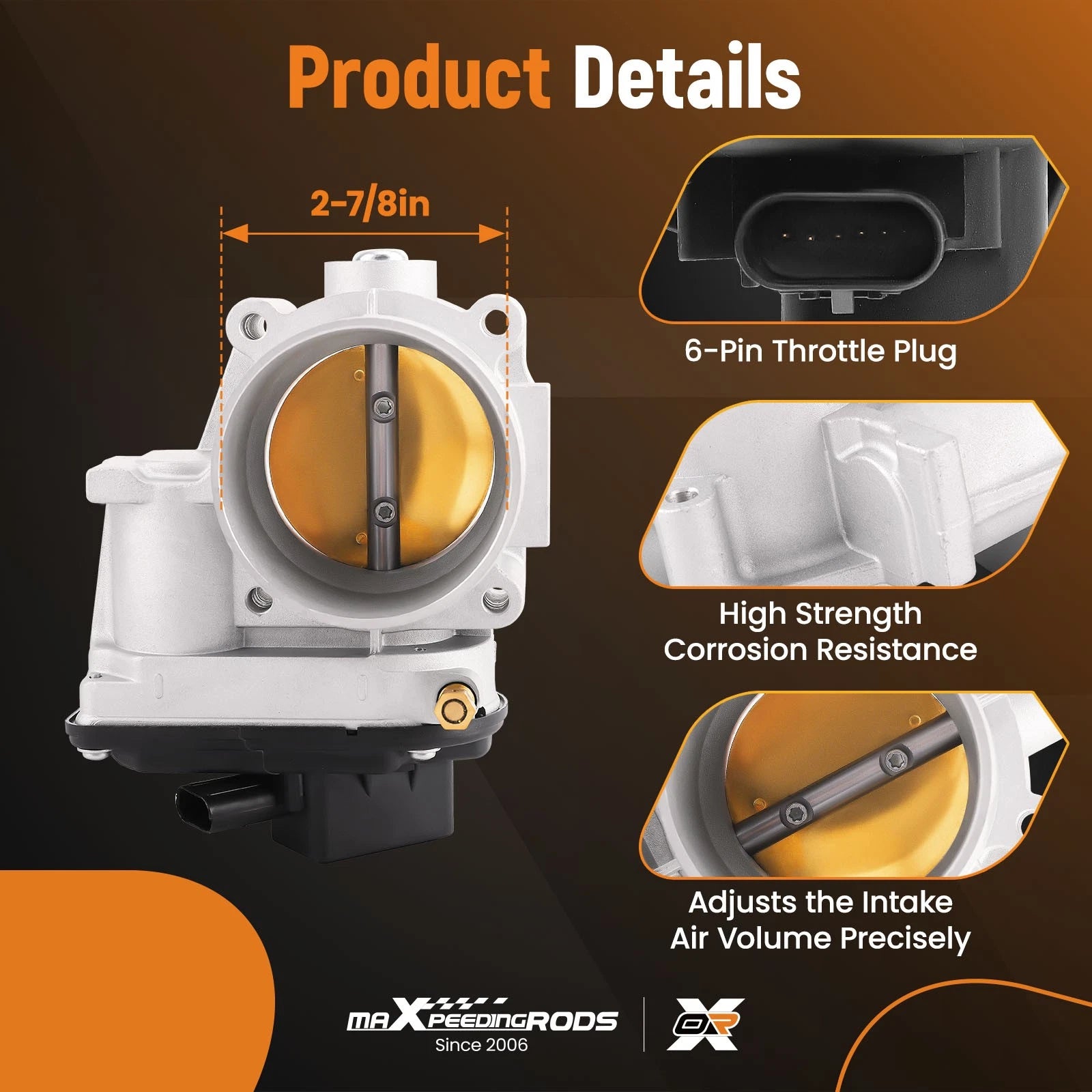 Electronic Throttle Body for Ford E250/Edge/F150/Flex, Mercury Sable (2009–2014) 67-6010