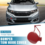 Tow Hook Cover for Honda Fit (2018–2019) 71104-T5H-H50 Red