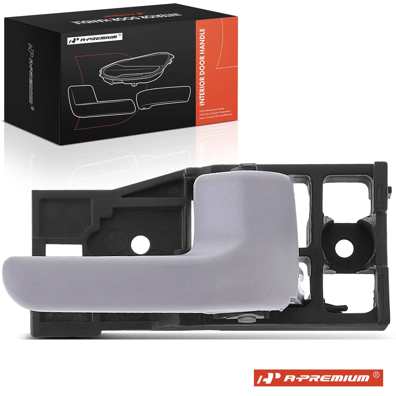 Rear Right Interior Door Handle for Toyota Tundra (2000-2006) Charcoal