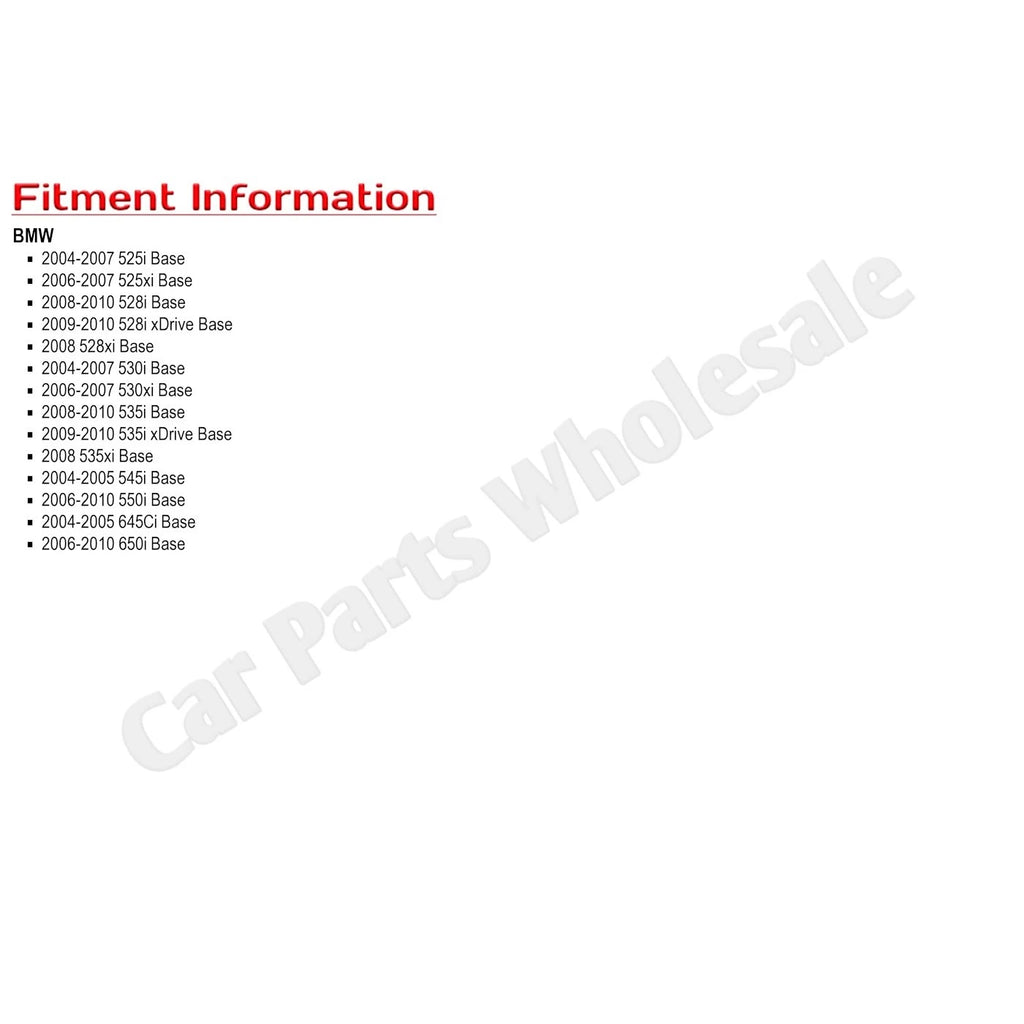 Coolant Reservoir for BMW 530i, 528i, 525i (2004–2010)