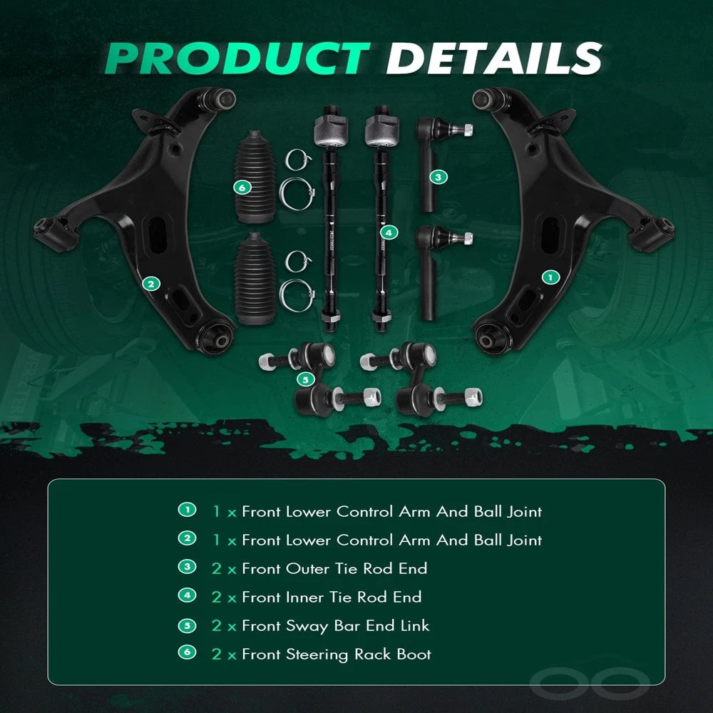 Control Arm with Ball Joints for Subaru Legacy (2010–2014)