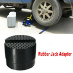 Rubber Slotted Rail Adapter Floor Jack Protector Pad for Universal Use (1pc)